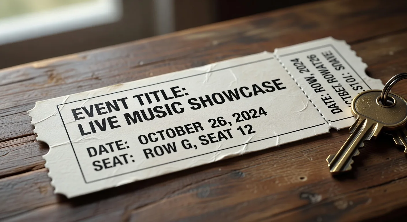 Event tickets