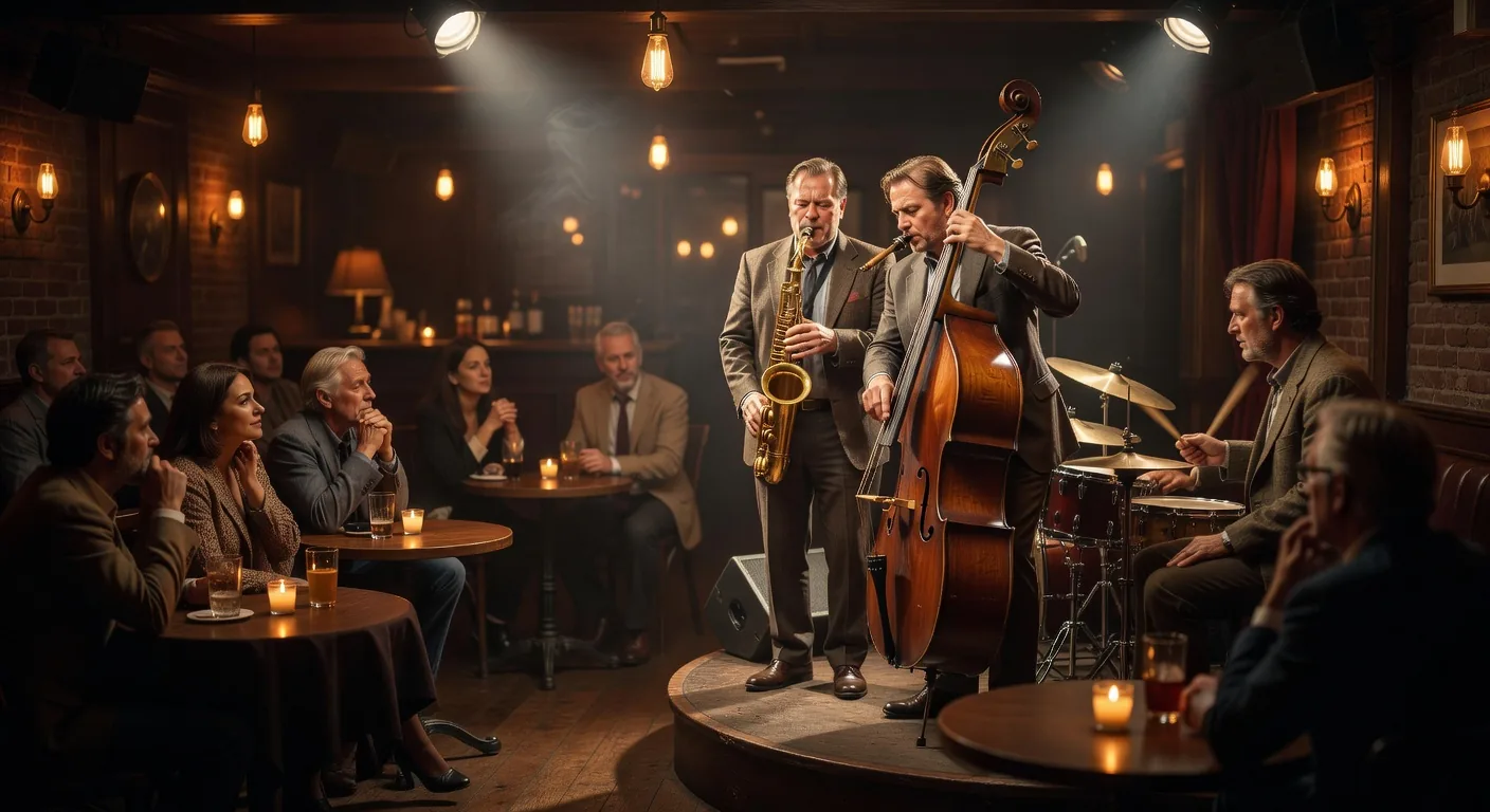 Jazz club performance