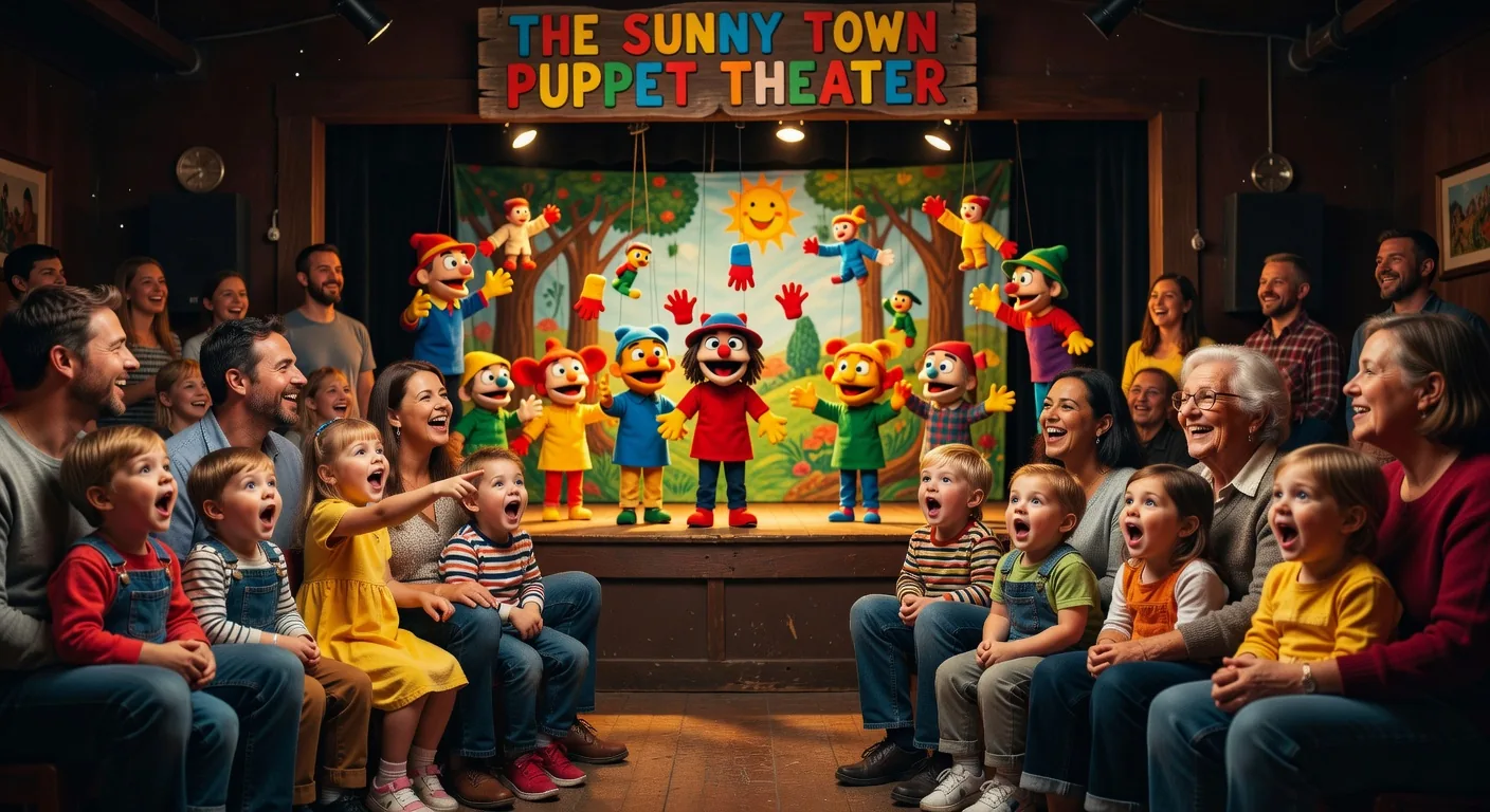 Kids puppet theater