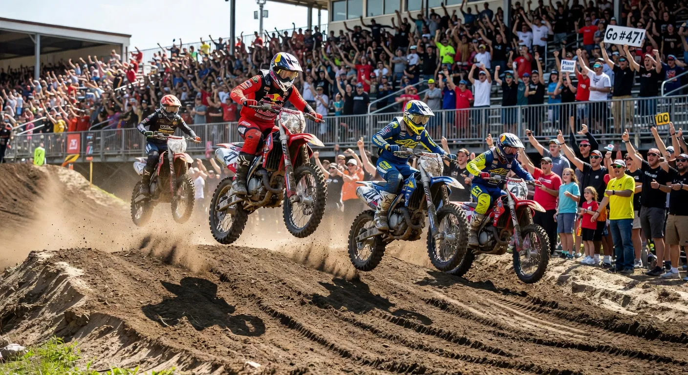 Group of spectators enjoying an event